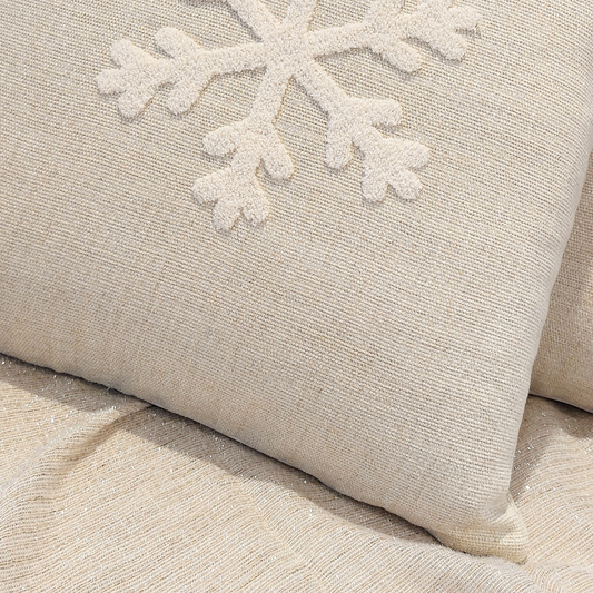 Cuscino Decorativo Fiocco di Neve