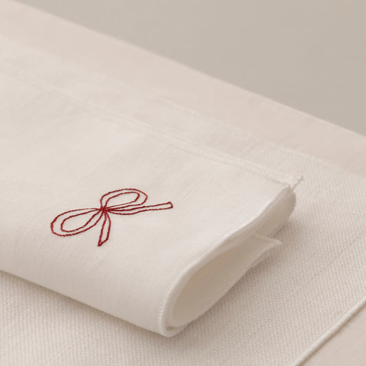 Coppia Tovagliette Americane con Tovaglioli in Lino