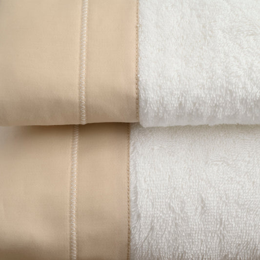 Coppia Asciugamani Spugna Zig Zag