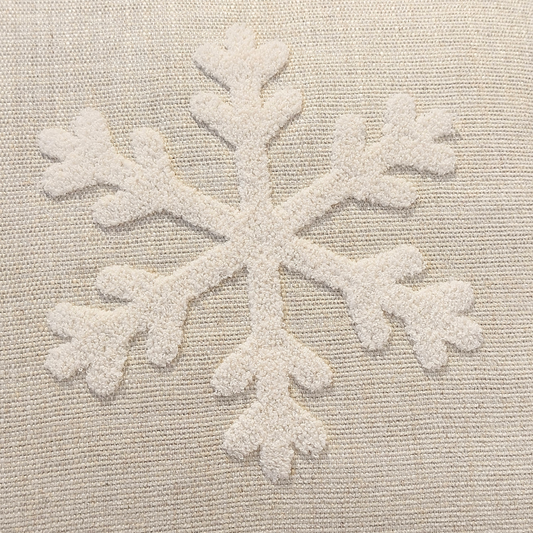 Cuscino Decorativo Fiocco di Neve