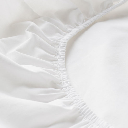 Lenzuolo Sotto Matrimoniale con Angoli in Puro Lino