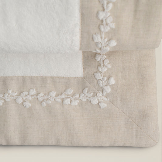 Tappeto Bagno Spugna Fiori