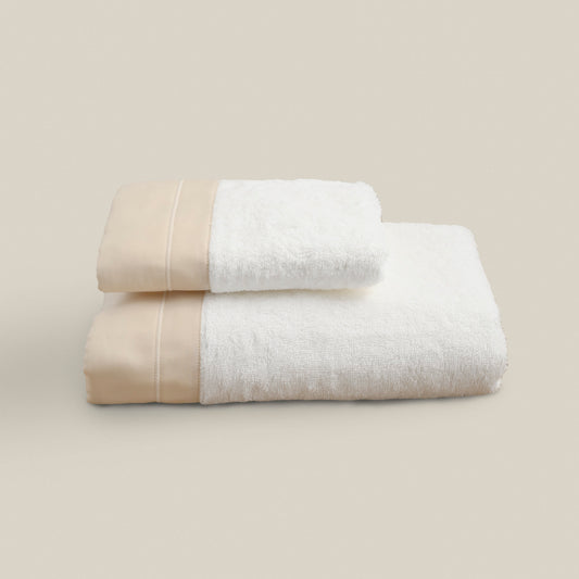 Coppia Asciugamani Spugna Zig Zag